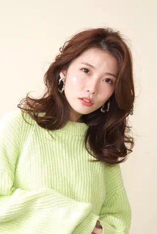 ミディアム 曳舟美容室ジパング インスパイア／岡田のヘアスタイル