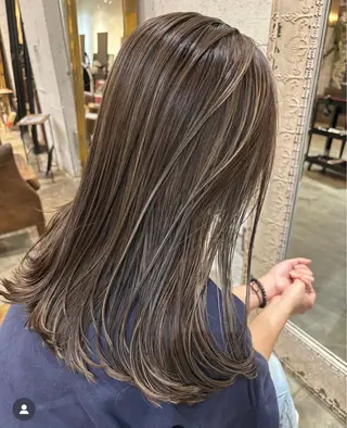 ミディアム (店長)大畑 圭祐のヘアスタイル