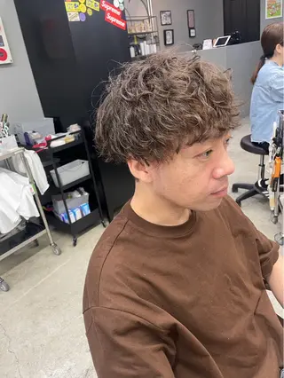 ショート パーマ メンズ メンズ専門サロン wokeのヘアスタイル