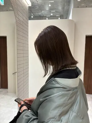 ミディアム カラー 吉武 茂暉のヘアスタイル