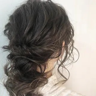 ロング カラー ヘアアレンジ ✨韓国風ヘア/艶髪 カラー✨yumeのヘアスタイル