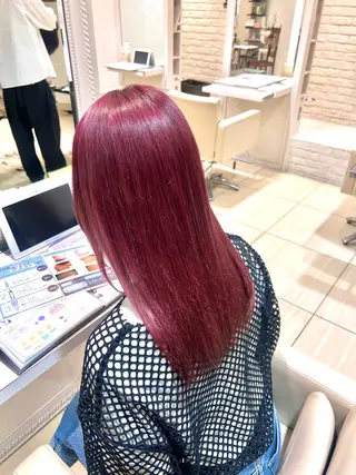 ロング カラー 白金台カラーリスト あきよしのヘアスタイル
