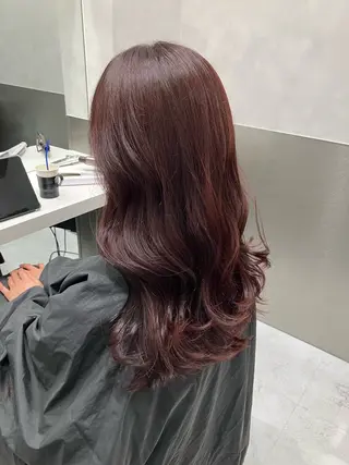 カラー 💖ブリーチなし透明 感💖ASAHIのヘアスタイル