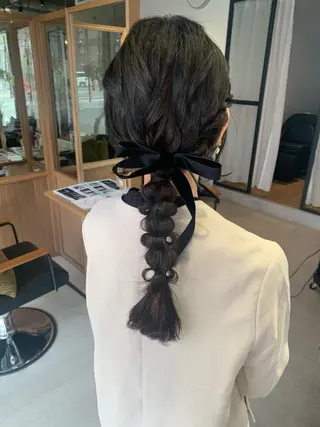 ロング FERIA 池田 比嘉あゆ美のヘアスタイル