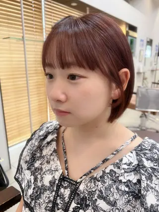 ショート カラー 頭皮×髪質改善 透明感カラー💎中村のヘアスタイル