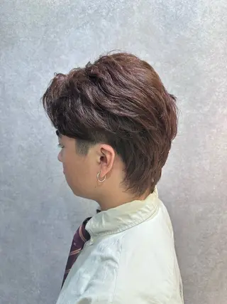 カラー メンズ 【𝐀𝐬𝐡大森】 石崎竜祐のヘアスタイル