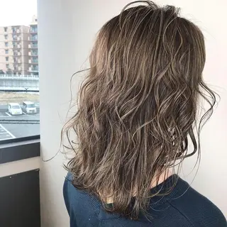 ミディアム カラー Lien 深井店のヘアスタイル