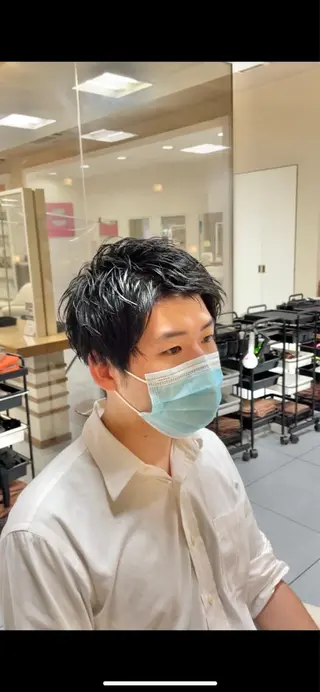 ショート メンズ 🔮メンズ縮毛矯正 メンズパーマ💎竹永のヘアスタイル