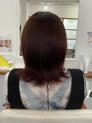 ミディアム mopa yuiのヘアスタイル