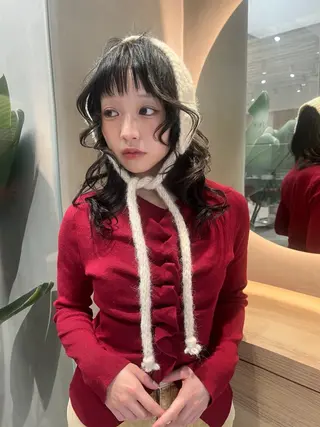 ミディアム MINXharajuku所属・レイヤー MINX伊藤なず菜のヘアスタイル