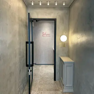 ショート カラー ネイル マツエク・マツパ アイブロウ ar. harajukuのネイルデザイン