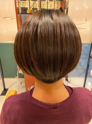 ショート へんみ みかのヘアスタイル