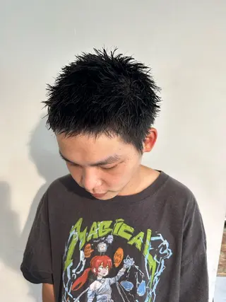 ショート パーマ メンズ 【メンズ職人】 ✂️佐藤友のヘアスタイル