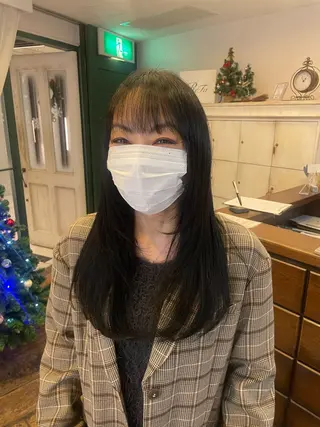 ロング カラー 豊中/髪質改善/ レイヤーカットミヅキのヘアスタイル