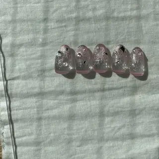 ネイル ざんねん負け犬ちゃん 南堀江のネイルデザイン