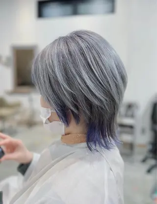 ショート カラー 五反田　美容院☆張 明星☆韓国ヘアのヘアスタイル