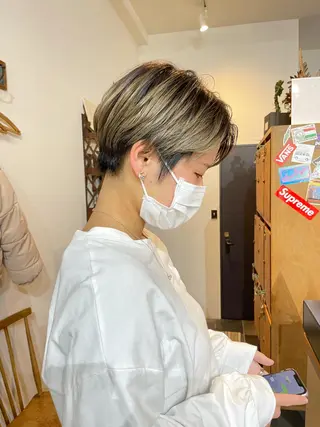 カラー 【メンズショート 特化】村斎　伶次のヘアスタイル