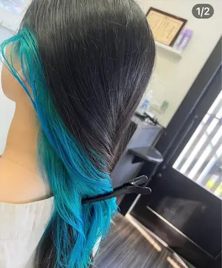 ロング カラー 美容室 enのヘアスタイル