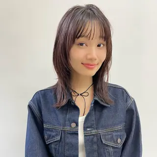 ミディアム カットモデル募集中 🤍harunaのヘアスタイル