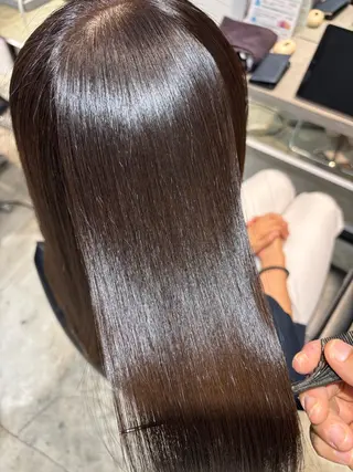 パーマ 艶髪酸性ストレート /髪質改善/寺田警二のヘアスタイル