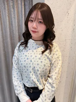 ミディアム カラー mai / linoah˚✧のヘアスタイル