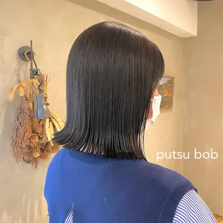 ショート センターパート/ 暖色カラーayuのヘアスタイル