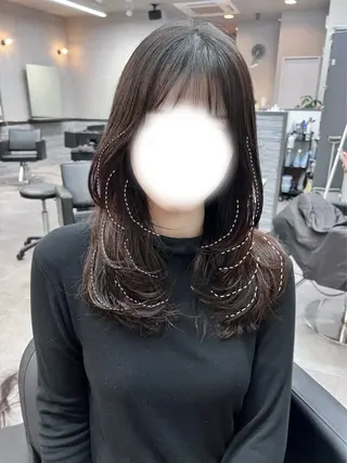 ロング カラー 透明感/レイヤー 🇰🇷tomonaのヘアスタイル