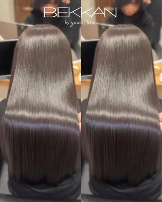 セミロング カラー 当日予約OK⭕️ 佐藤太一のヘアスタイル