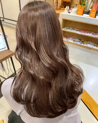 ロング カラー 梅田Lolonois miuのヘアスタイル