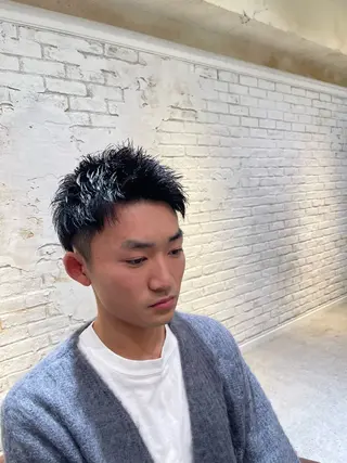 ショート メンズ 千代 夏輝のヘアスタイル