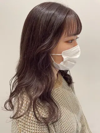 ロング カラー 狩野 羅夢のヘアスタイル