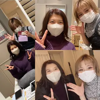 ショート カラー メンズ キッズ ✂︎ショート、ボブ、 レイヤー🩵YUMIのヘアスタイル