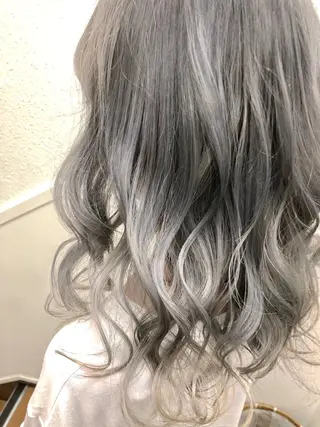 セミロング カラー 髪質改善/美髪矯 正ヤマモトハルキのヘアスタイル