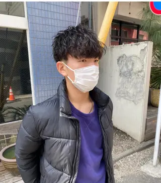 ショート パーマ バレイヤージュ職人 🔥代表YU-SHIのヘアスタイル