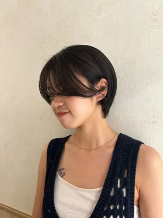 ショート カラー レイヤー/艶髪カラー 🐈‍⬛hiyokaのヘアスタイル