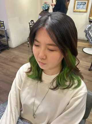ミディアム 🫧🍋ダブルカラー 🍋mizuhoのヘアスタイル