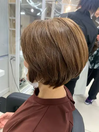 ショート カラー 【パーマ特化美容師】 ✂️✨飯田哲也のヘアスタイル