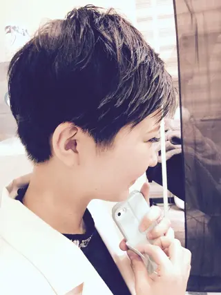 ショート ショートは任せて ミヤザキのヘアスタイル