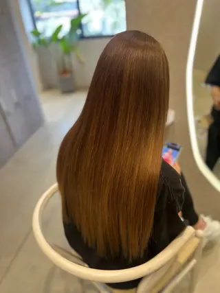 ロング 小池 夏美のヘアスタイル