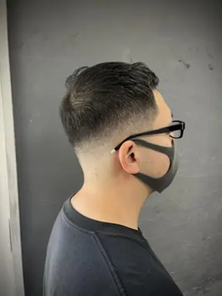 ショート パーマ カラー アイブロウ メンズ 京都駅メンズカット/ パーマ/Keigoのヘアスタイル