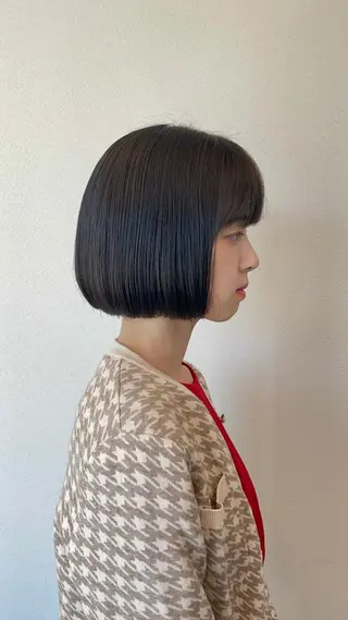 ショート カラー ボブ/髪質改善/ soiナカジママドリのヘアスタイル