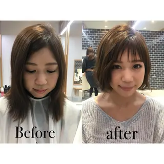 ショート 中村 美穂のヘアスタイル