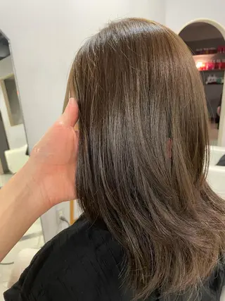 ミディアム カラー 吉田一輝 外国人パーマのヘアスタイル