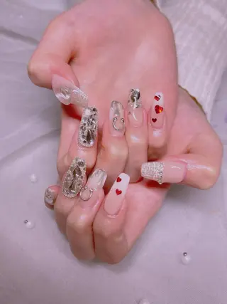 ネイル 長さだし専門店 M2　rikaのネイルデザイン