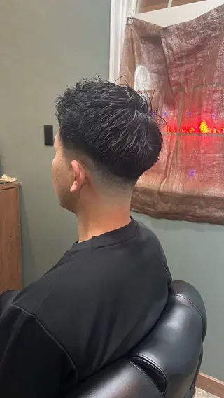 ショート メンズ 荻沼 快のヘアスタイル