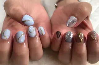 ショート ネイル 中谷 亜佑美のネイルデザイン