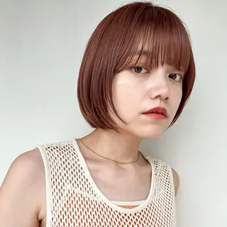 ショート カラー 🐢ダブルカラー🐢 透明感/このかのヘアスタイル