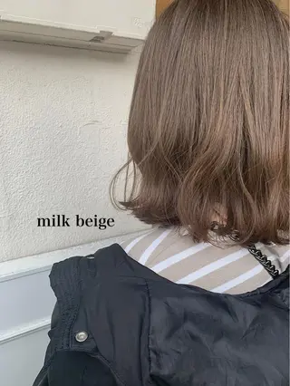 ミディアム カラー 透明感カラー👑 井上美乃里のヘアスタイル