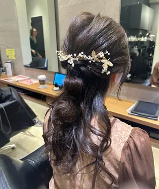 ヘアアレンジ hum立川 水野由香のヘアスタイル