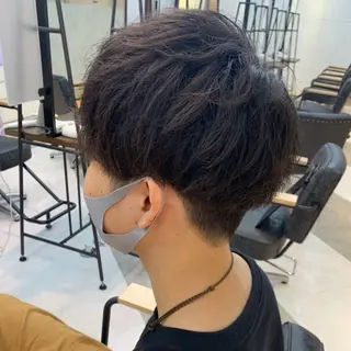 メンズ メンズパーマ/ メッシュ📍ユリのヘアスタイル